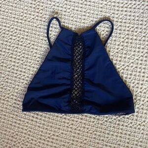 ACACIA swimwear Blue Malibu top, great condition size M, color Ocean